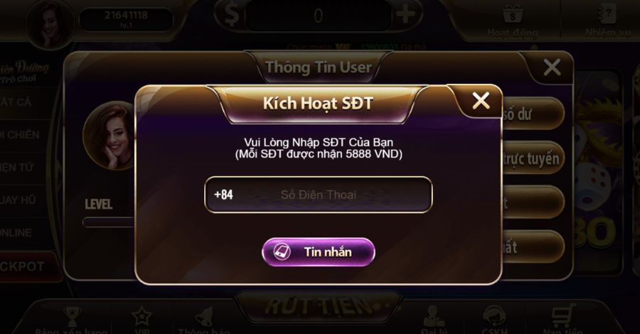 Cần có sự trung thực trong các thông tin được cổng game yêu cầu